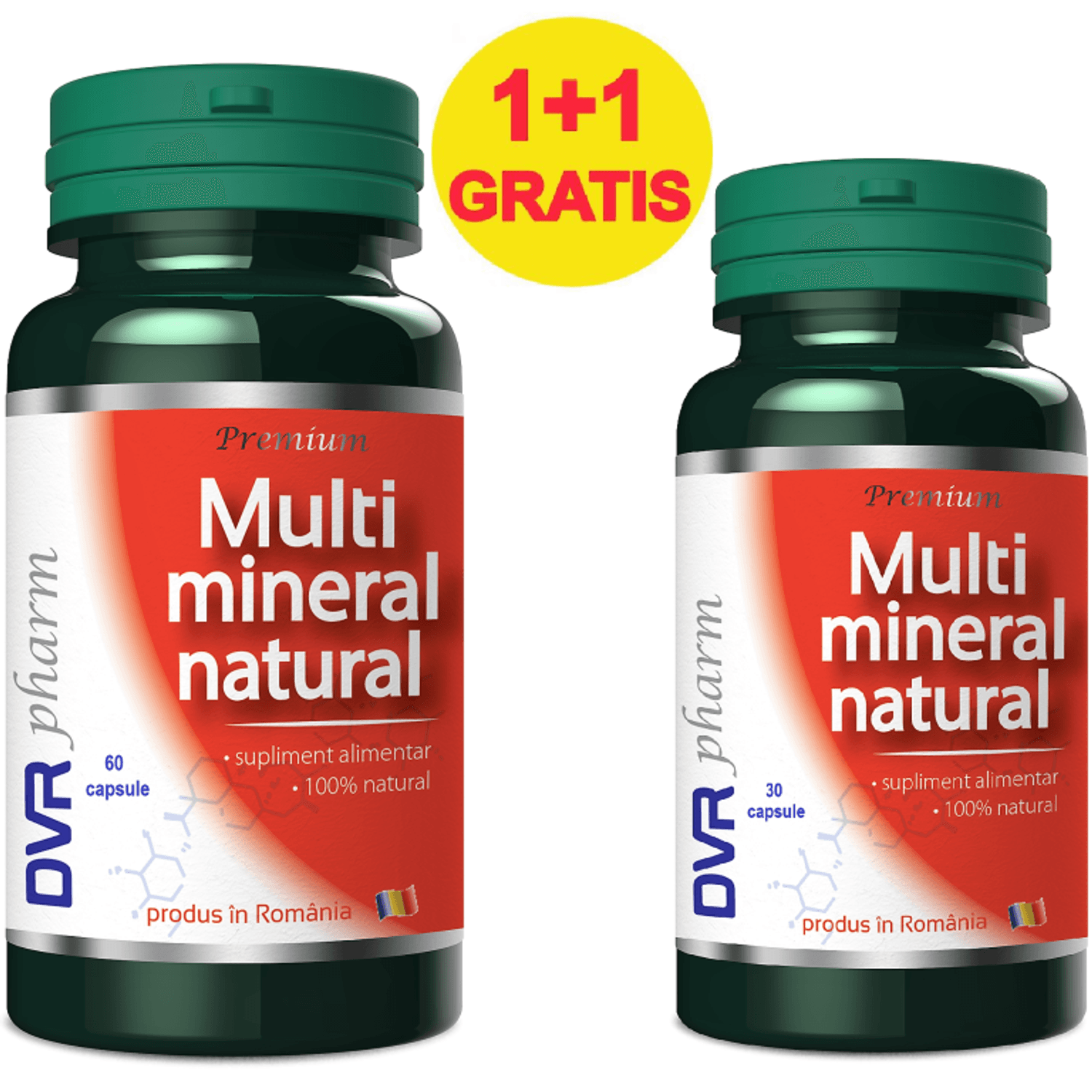 Pachet Multi Mineral natural 60+30cps - DVR PHARM fotografia produsului