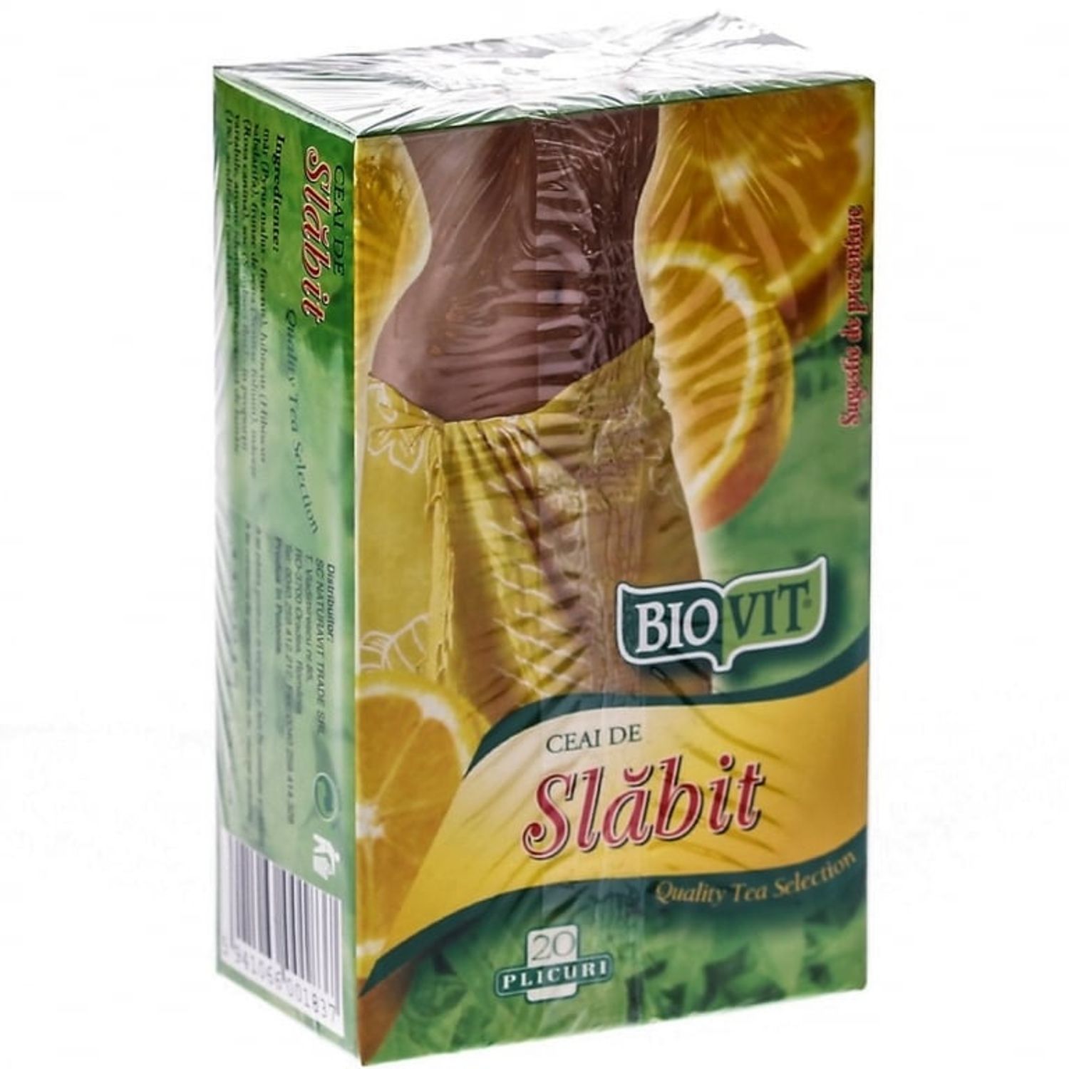 Ceai slabit cu lamaie 20dz - BIOVIT fotografia produsului