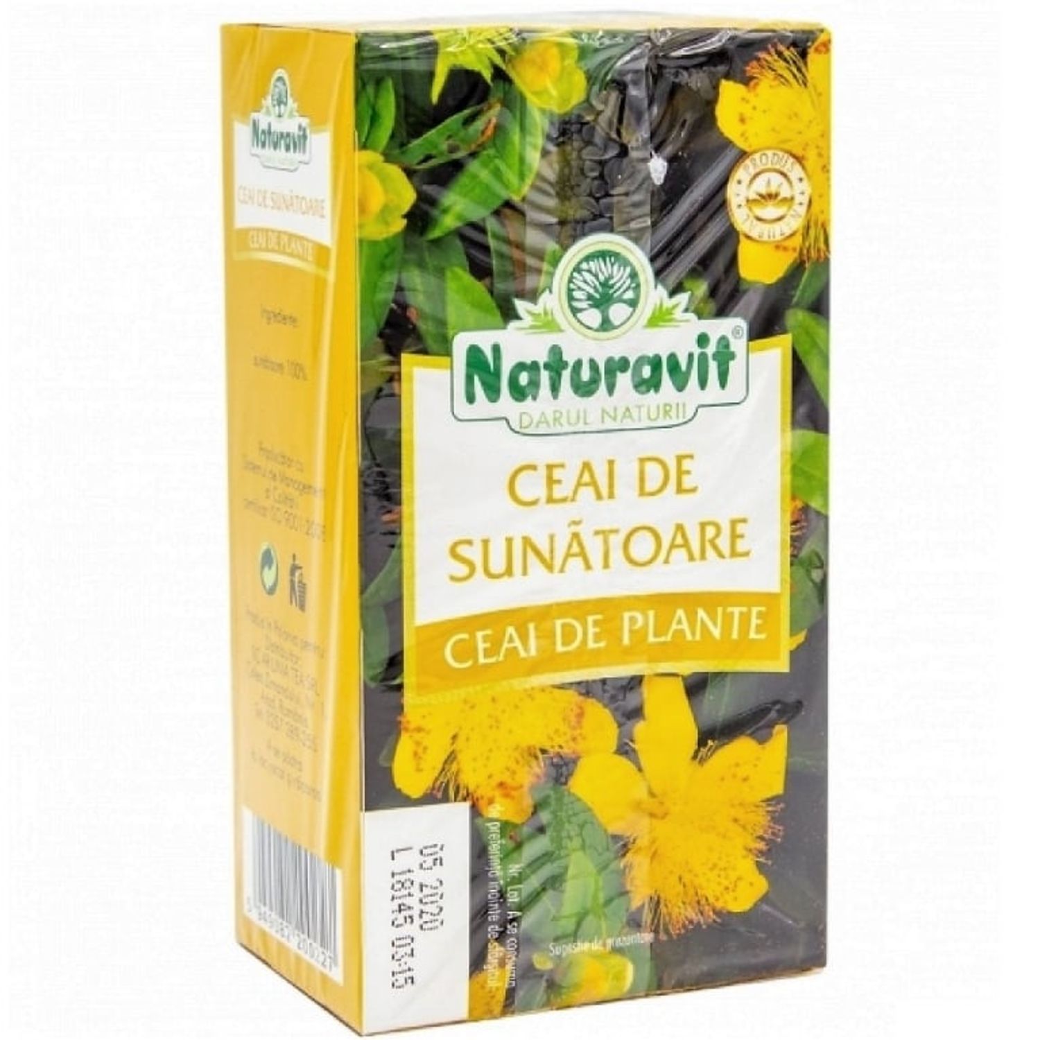Ceai sunatoare 20dz - NATURAVIT fotografia produsului