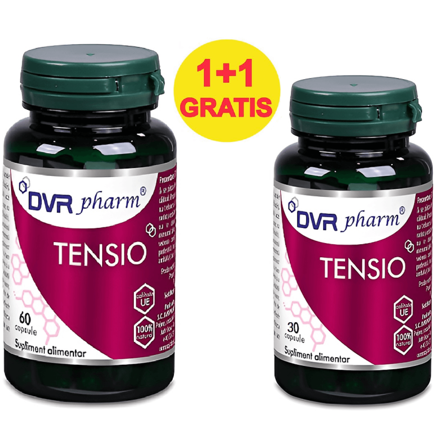 Pachet Tensio 60+30cps - DVR PHARM fotografia produsului