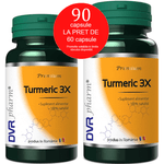 Pachet Turmeric 3X 60+30cps - DVR PHARM fotografia produsului