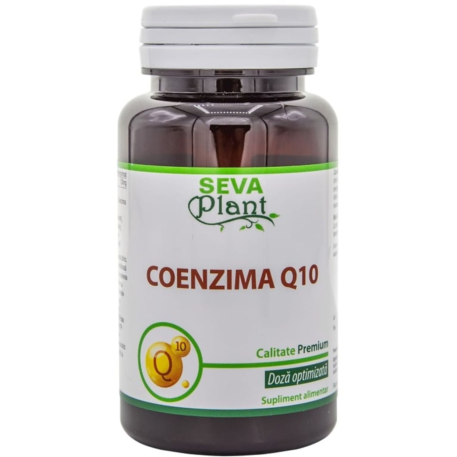Coenzima Q10 120mg 60cp - SEVA PLANT fotografia produsului