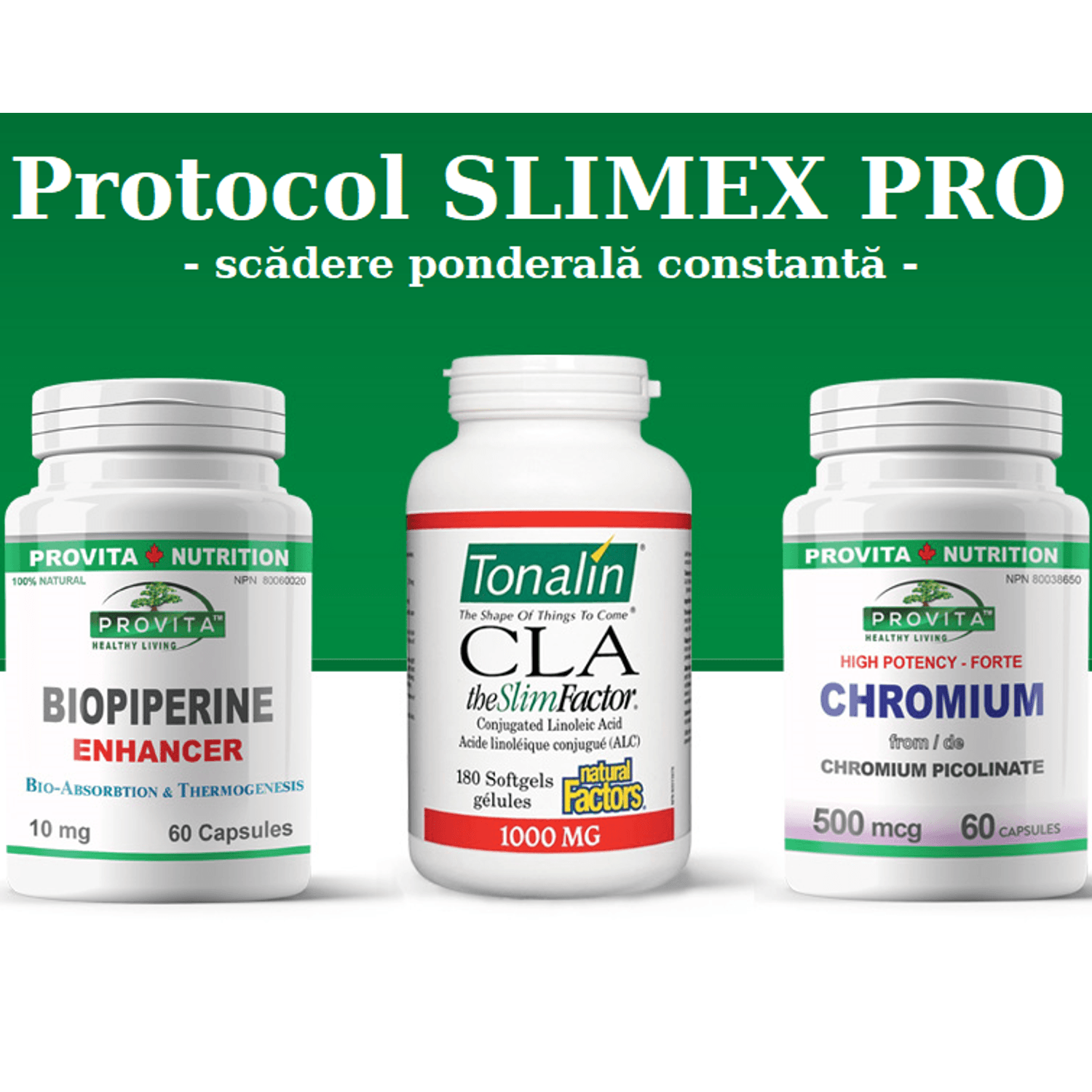 Protocol Slimex Pro [pt scadere ponderala constanta] 3b - PROVITA fotografia produsului