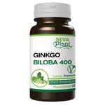 Ginkgo biloba 400mg 60cps - SEVA PLANT fotografia produsului