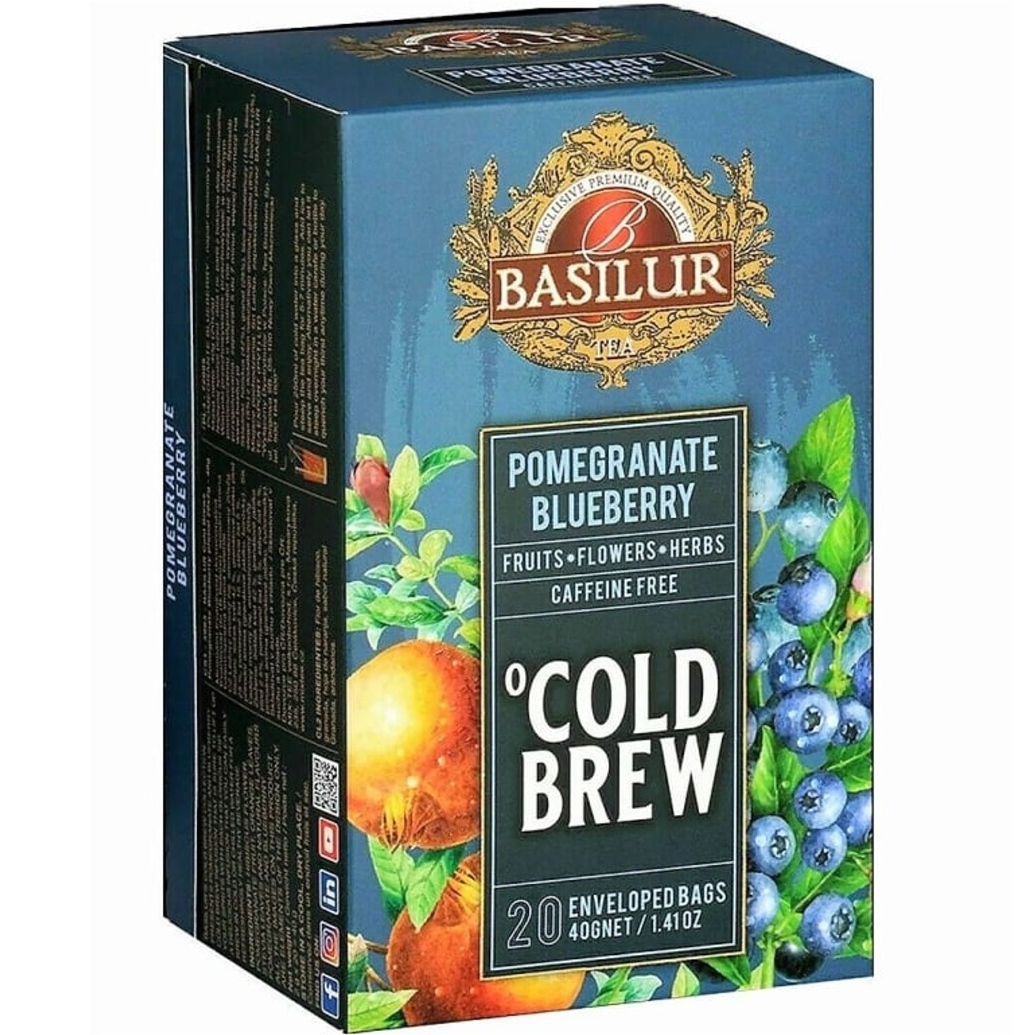 Ceai Cold Brew hibiscus Rodie Coacaze 2gx20dz - BASILUR fotografia produsului