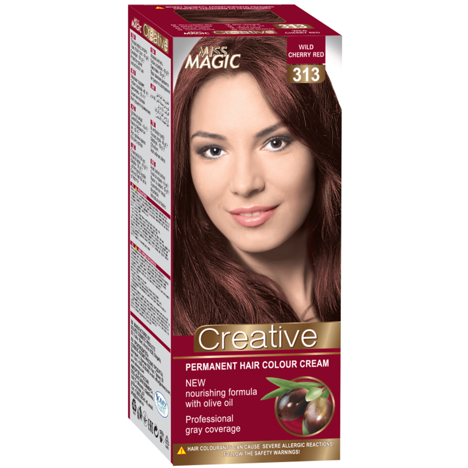Vopsea par nr313 rosu cires salbatic 90g - MISS MAGIC CREATIVE fotografia produsului