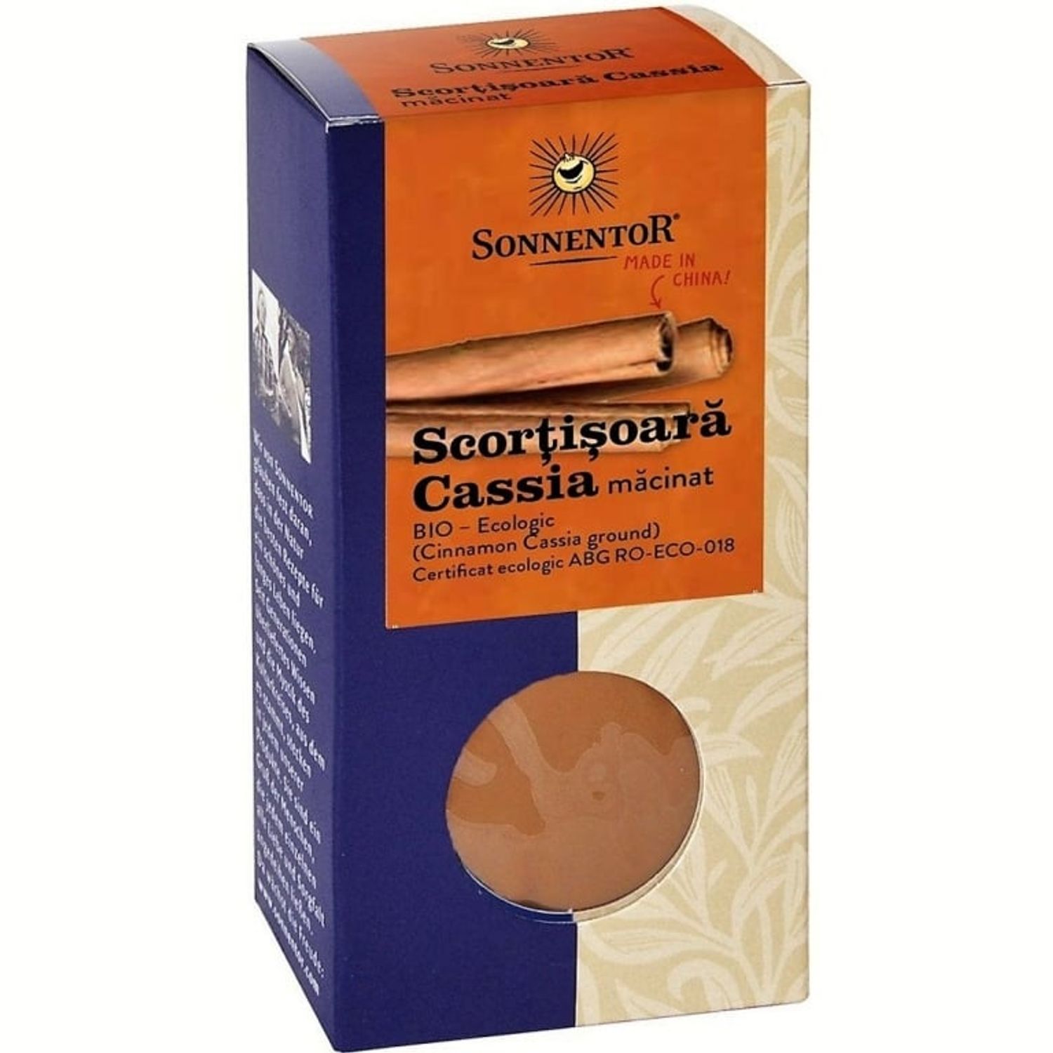 Condiment scortisoara cassia macinata 40g - SONNENTOR fotografia produsului