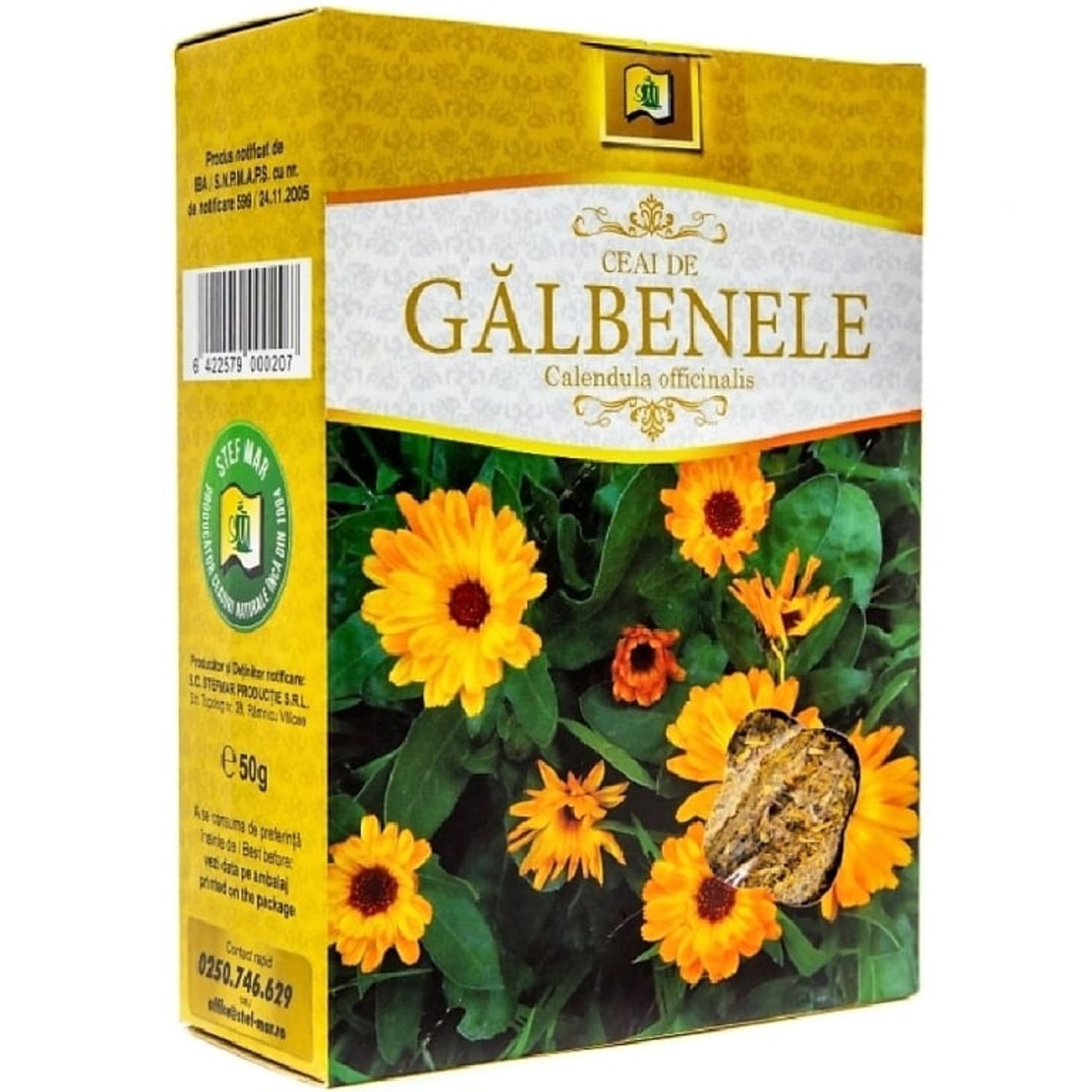 Ceai galbenele 50g - STEFMAR fotografia produsului