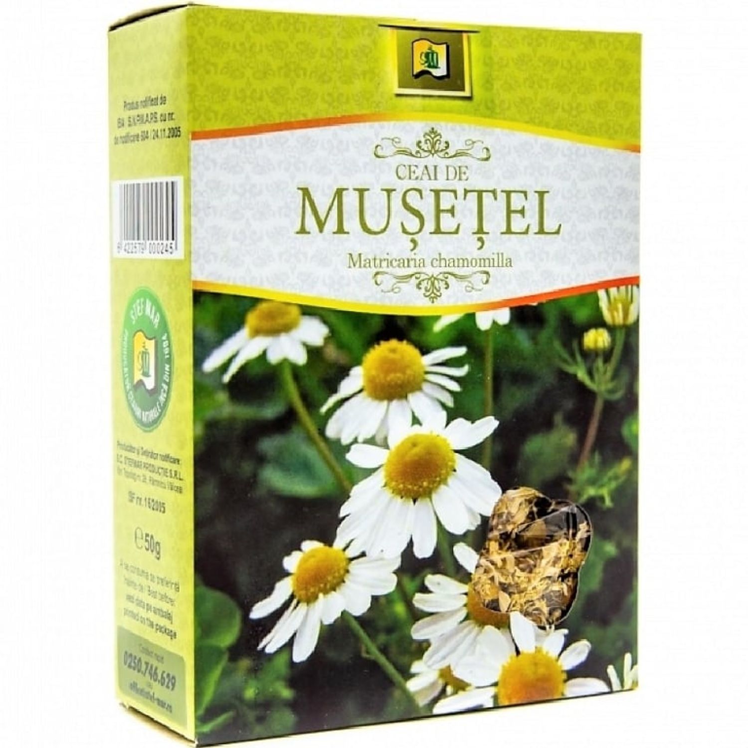Ceai musetel 50g - STEFMAR fotografia produsului