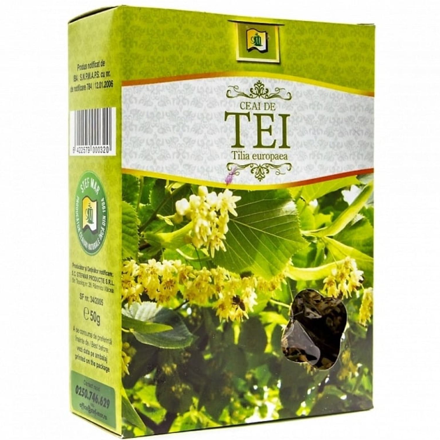 Ceai tei 50g - STEFMAR fotografia produsului