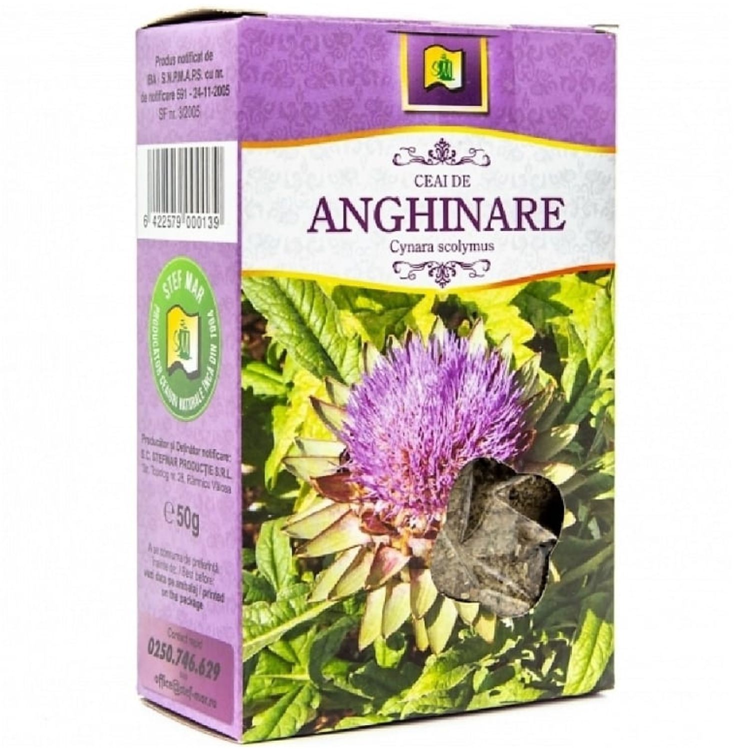 Ceai anghinare 50g - STEFMAR fotografia produsului