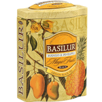 Ceai negru ceylon Magic Fruits mango ananas cutie 100g - BASILUR fotografia produsului