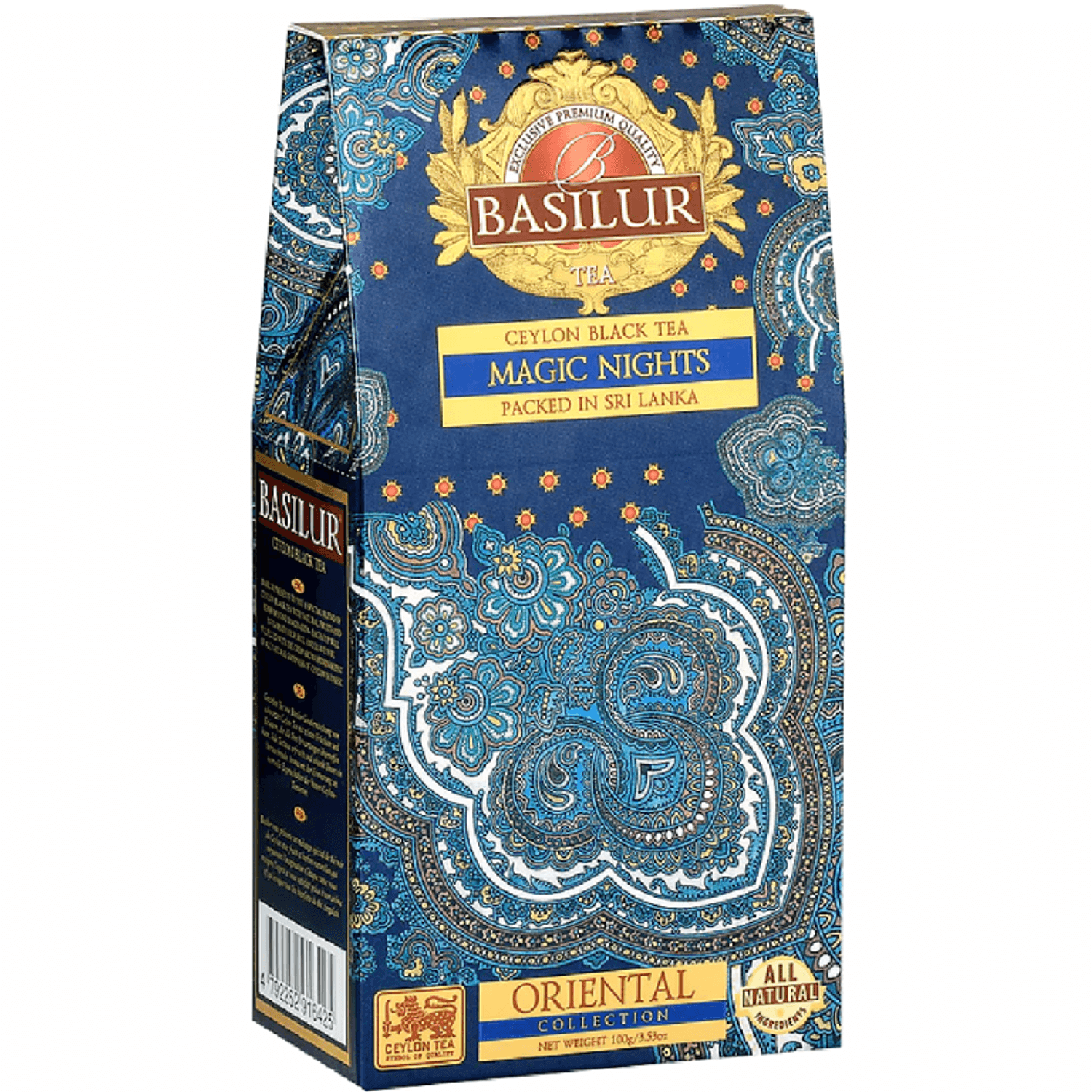 Ceai negru ceylon Oriental magic nights refill 100g - BASILUR fotografia produsului