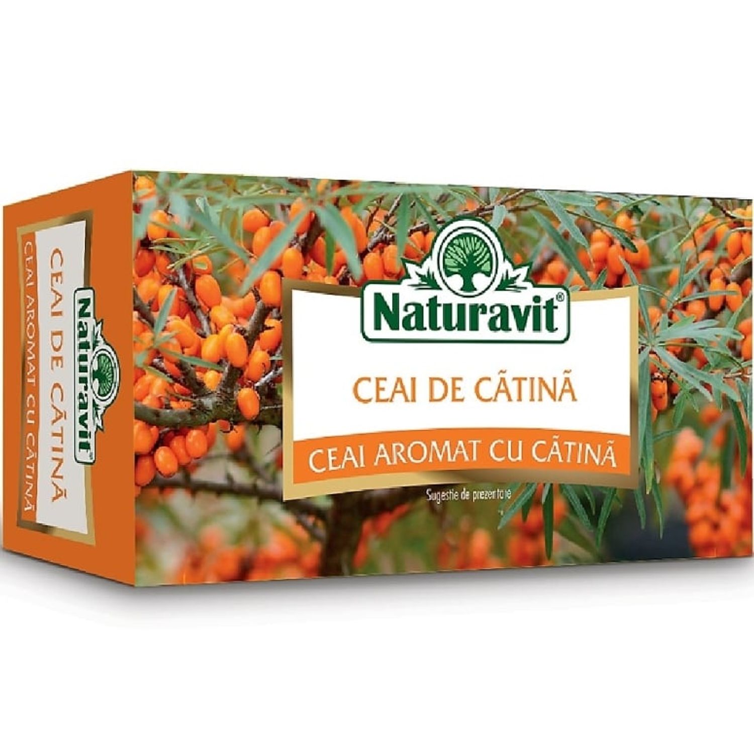 Ceai cu catina 20dz - NATURAVIT fotografia produsului
