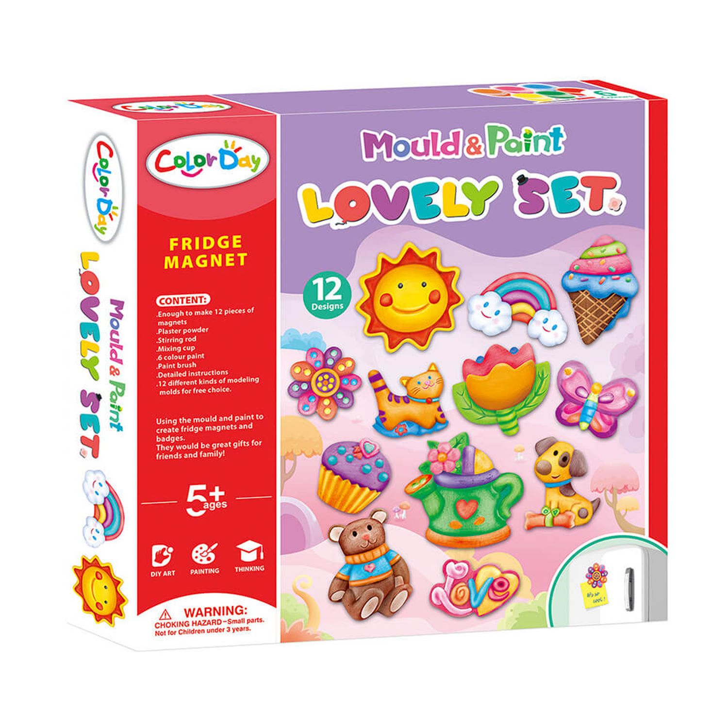 Set de confectionat magneti frigider de jucarie fotografia produsului