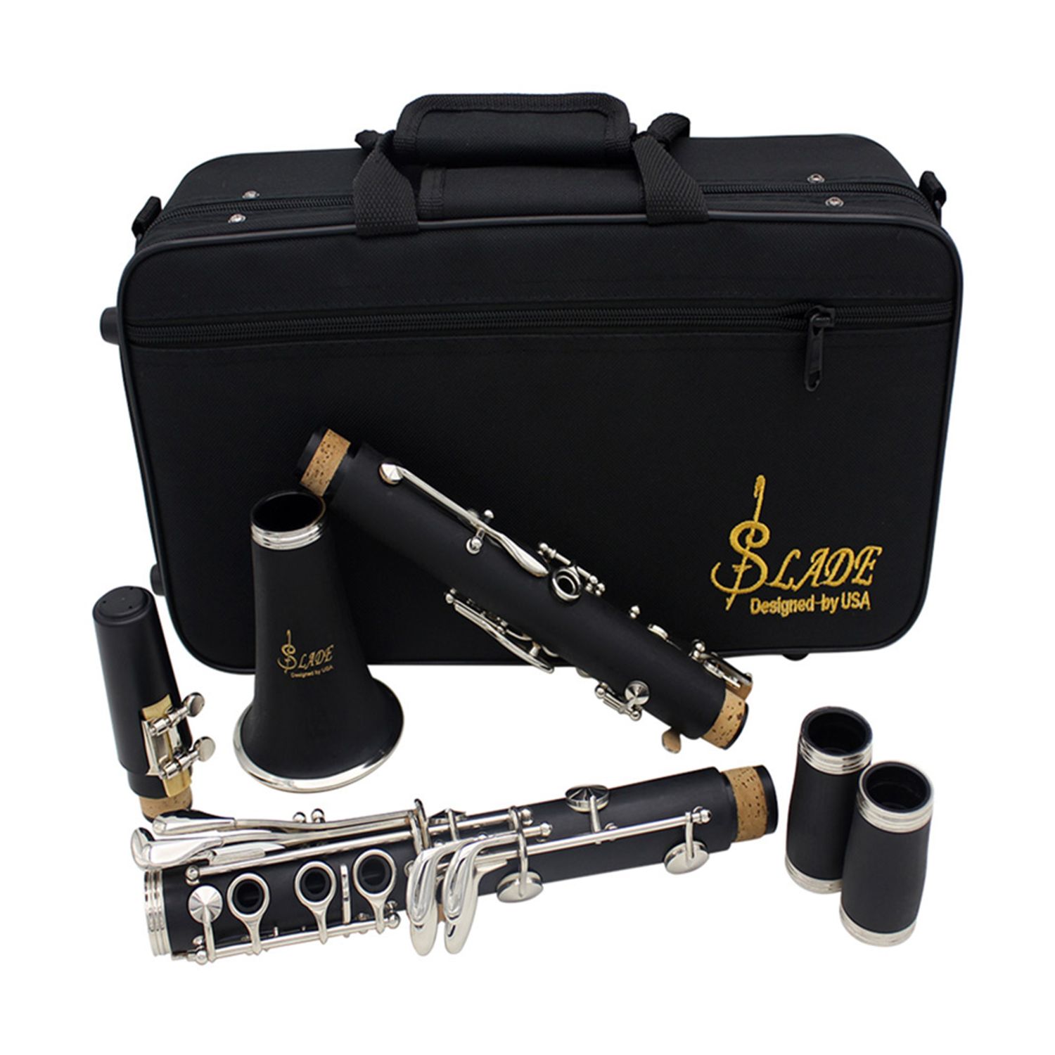 Clarinet B cu accesorii in geanta de umar fotografia produsului