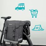 Geanta pentru bicicleta cu doua fete fotografia produsului View 3 S