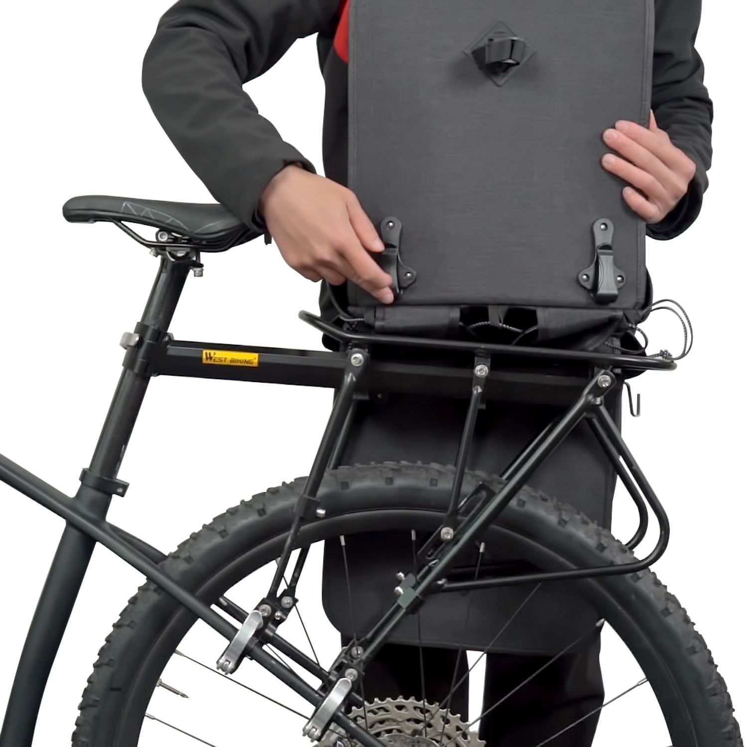 Geanta pentru bicicleta cu doua fete fotografia produsului View 8 L