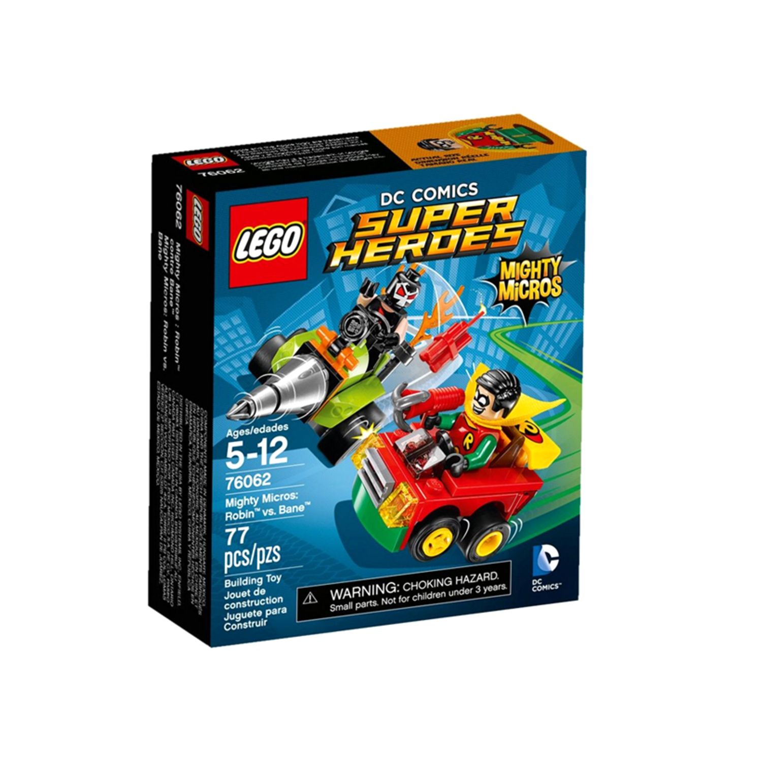 LEGO DC Super Heroes - Mighty Micros: Robin (76062), 77 piese fotografia produsului