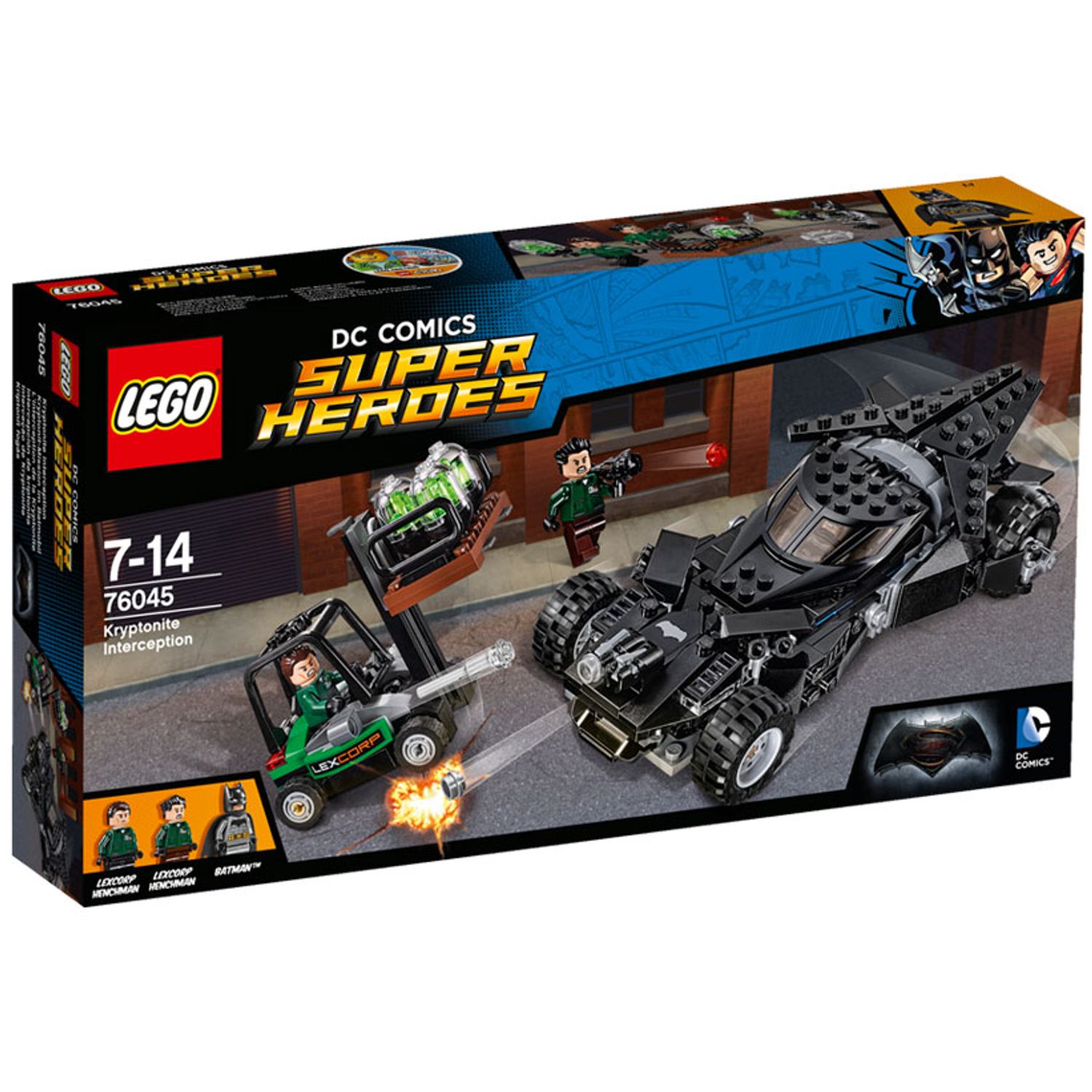 LEGO DC Super Heroes - Interceptarea kriptonitei (76045), 306 piese fotografia produsului