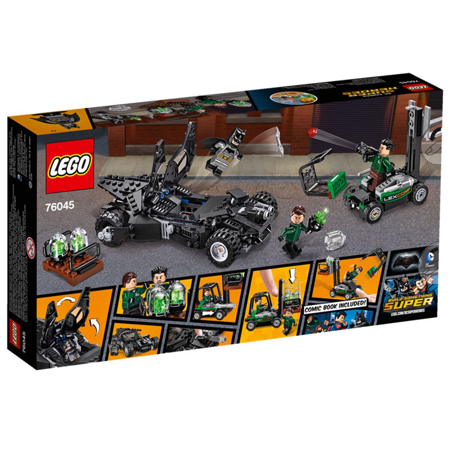 LEGO DC Super Heroes - Interceptarea kriptonitei (76045), 306 piese fotografia produsului View 2 L