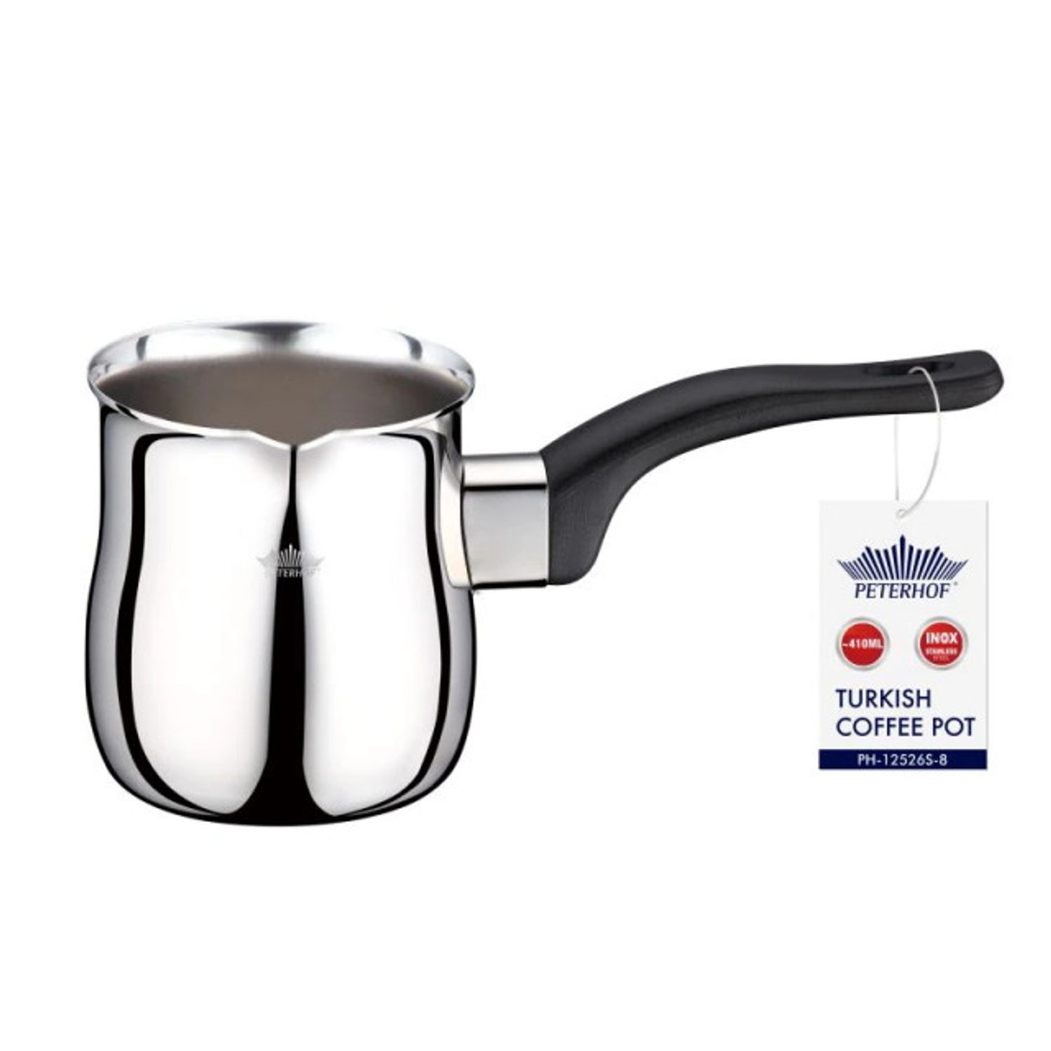 Ibric inox Peterhof, capacitate 410 ml fotografia produsului View 2 L