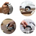 Zdrobitor usturoi, plastic/inox, negru fotografia produsului View 8 S