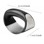 Zdrobitor usturoi, plastic/inox, negru fotografia produsului View 4 S