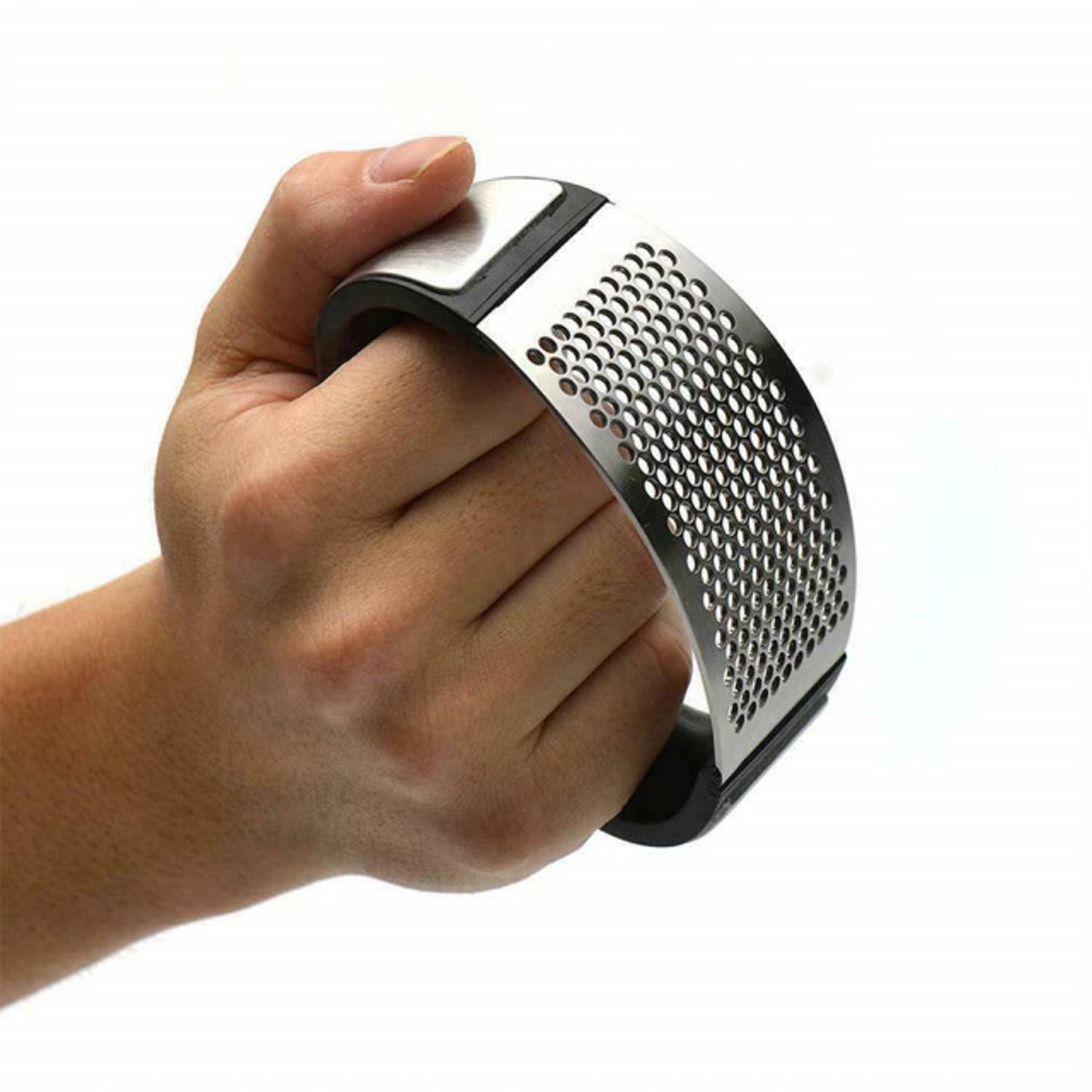 Zdrobitor usturoi, plastic/inox, negru fotografia produsului View 6 L