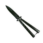Cutit-Briceag, tip fluture, otel inoxidabil, negru, Ninja, 22.5 cm fotografia produsului