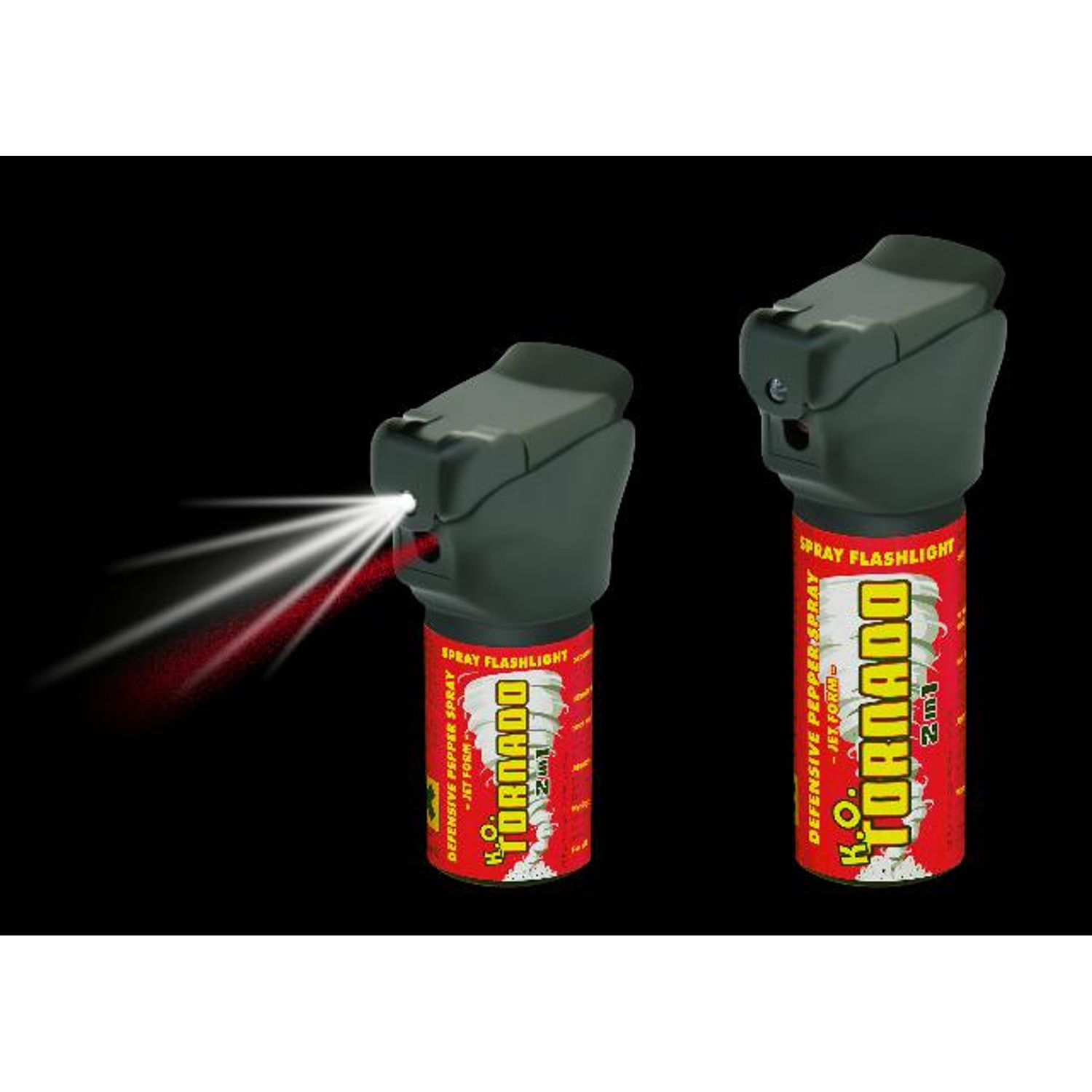 Spray cu piper IdeallStore&reg;, Tornado KO, lanterna LED, jet, auto-aparare, 50 ml fotografia produsului View 4 L