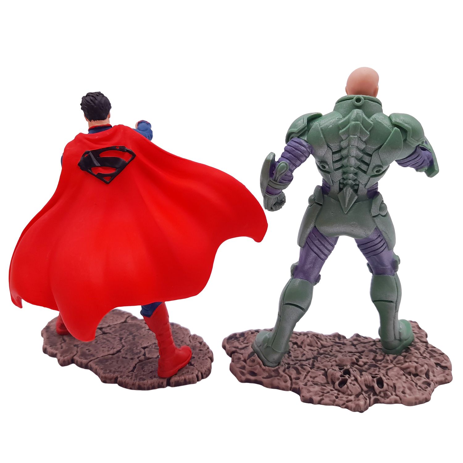 Set doua figurine IdeallStore&reg;, Superman vs Lex Luthor, plastic, editie de colectie, 11 cm fotografia produsului View 6 L