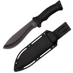Set de vanatoare IdeallStore&reg;, Kukri Madness, maceta si cutit, negru, teaca inclusa fotografia produsului View 10 S
