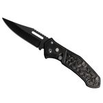 Briceag de vanatoare IdeallStore&reg;, Sunshine Blade, otel inoxidabil, 16 cm, negru fotografia produsului View 4 S