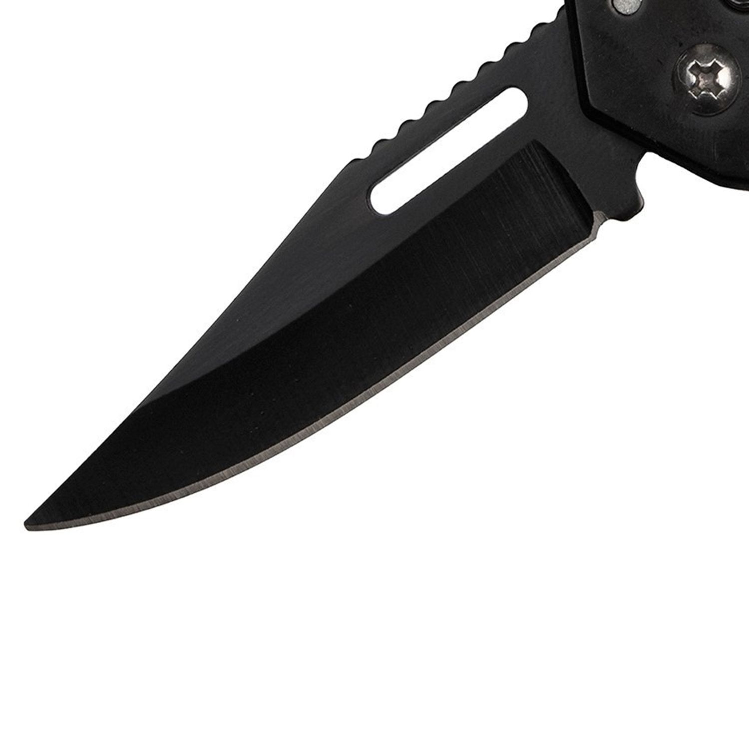 Briceag de vanatoare IdeallStore&reg;, Sunshine Blade, otel inoxidabil, 16 cm, negru fotografia produsului View 2 L