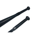 Bata baseball IdeallStore&reg;, full metal, maner detasabil, 70 cm, negru, teaca inclusa fotografia produsului View 5 S