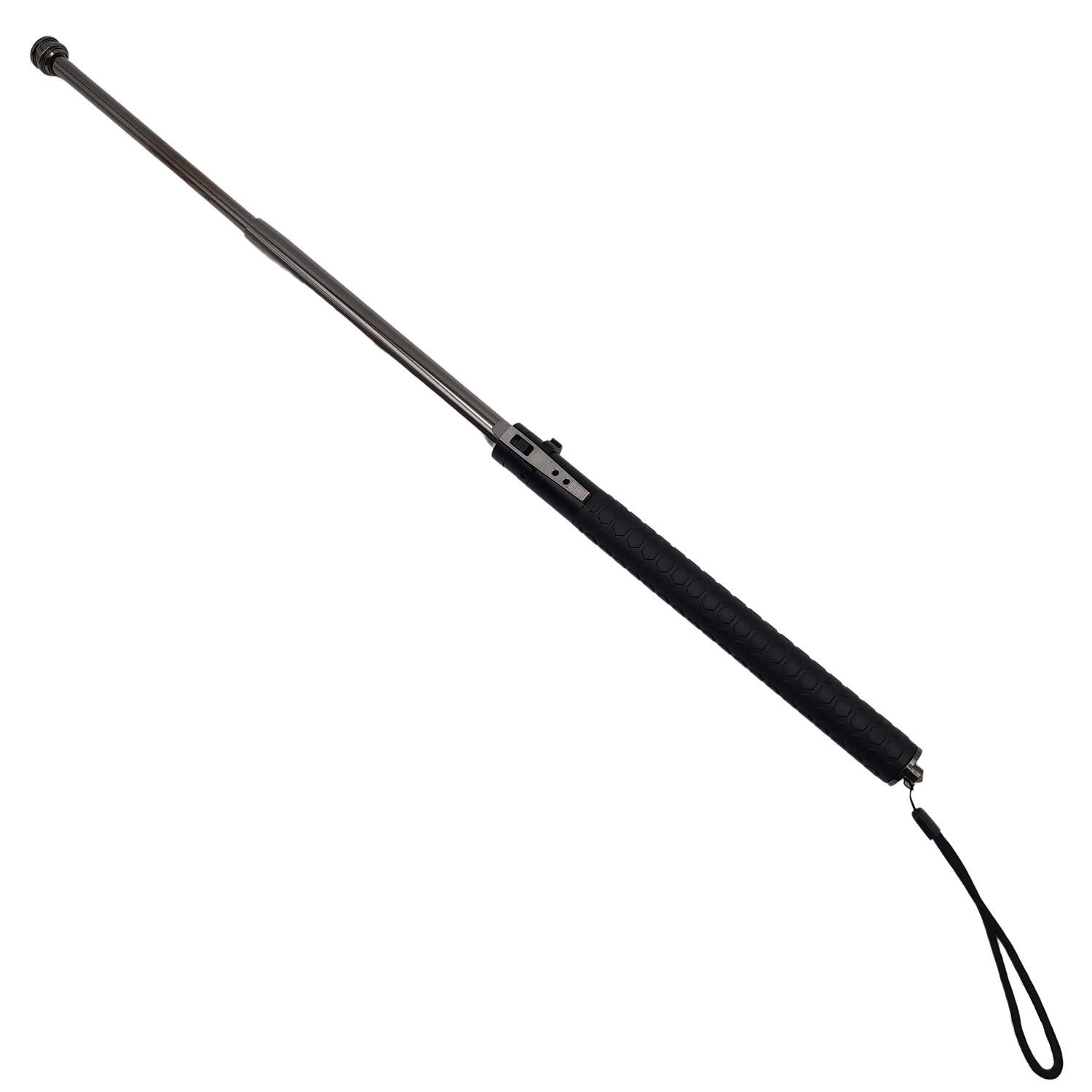 Baston telescopic automatic IdeallStore&reg;, Defence Guardian, 41 cm, siguranta integrata, negru fotografia produsului View 2 L