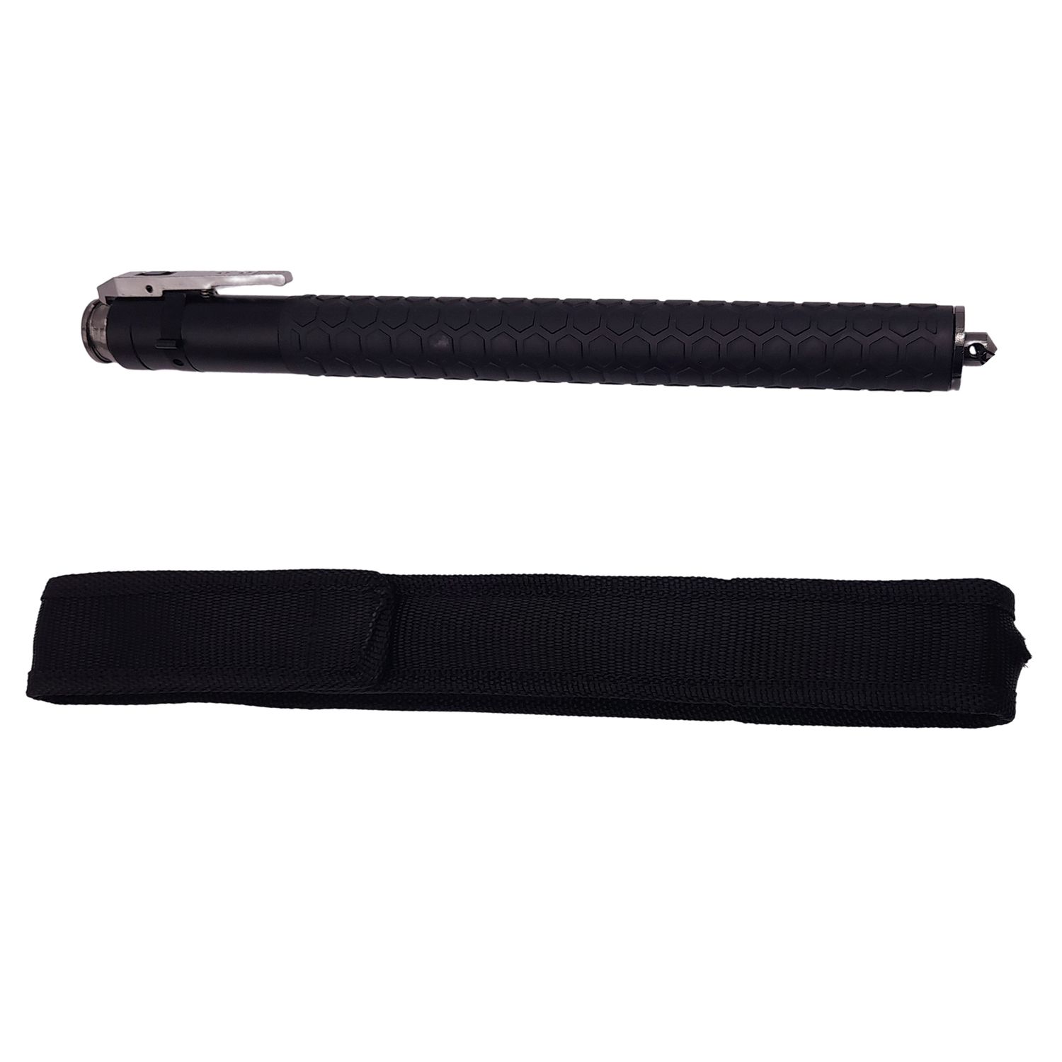 Baston telescopic automatic IdeallStore&reg;, Defence Guardian, 41 cm, siguranta integrata, negru fotografia produsului View 10 L