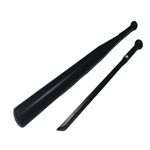 Bata baseball IdeallStore&reg;, full metal, maner detasabil, 70 cm, negru, teaca inclusa fotografia produsului View 7 S