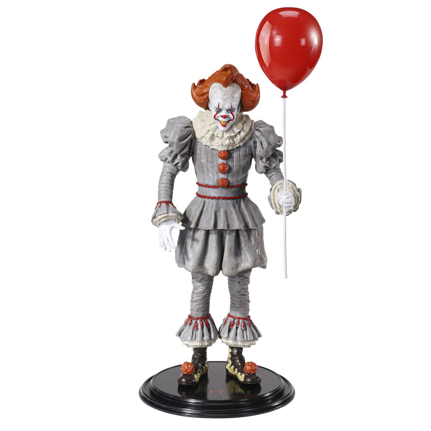 Figurina articulata IdeallStore&reg;, Pennywise The Clown, editie de colectie, 17 cm, stativ inclus fotografia produsului