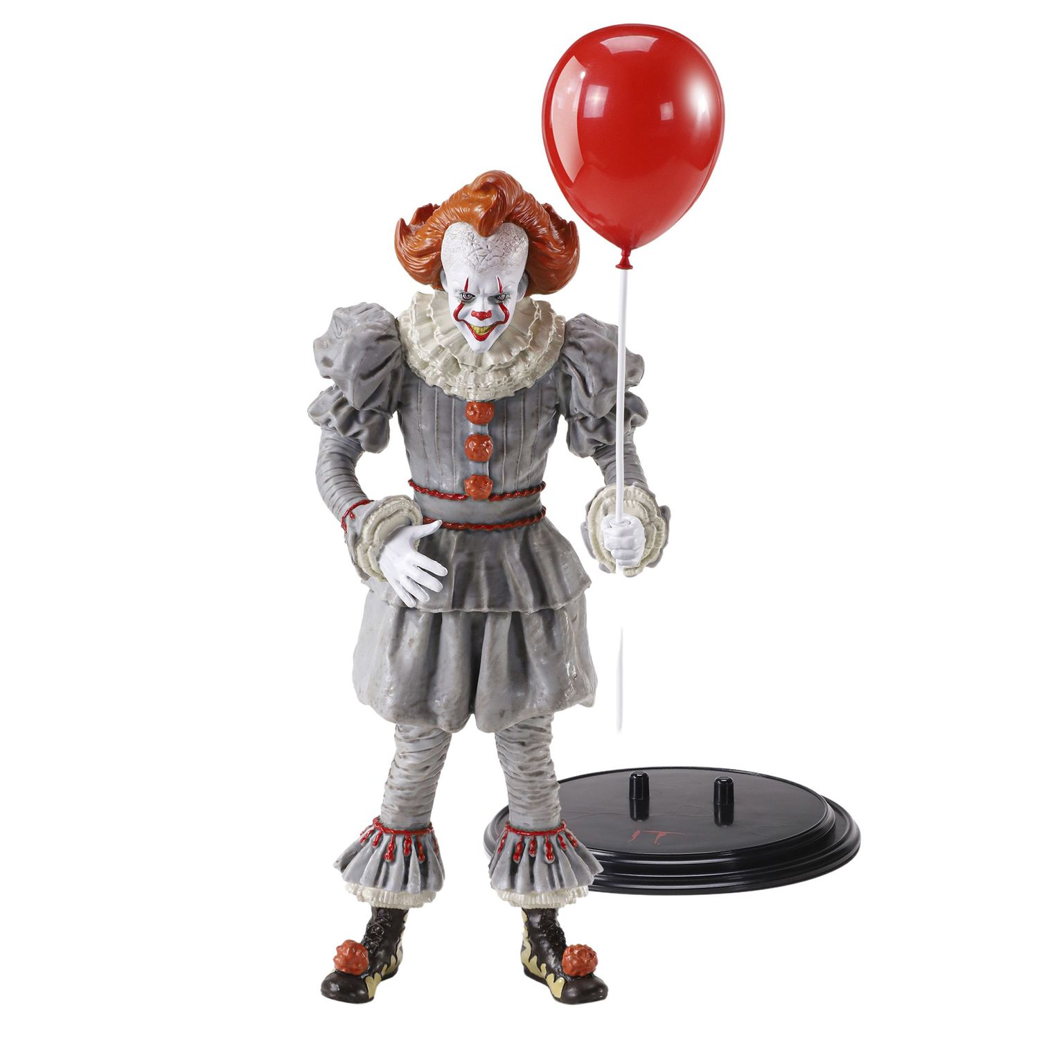 Figurina articulata IdeallStore&reg;, Pennywise The Clown, editie de colectie, 17 cm, stativ inclus fotografia produsului View 2 L