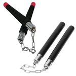 Set doua nunceaguri IdeallStore&reg;, Special Training, de antrenament, 31 cm, negru fotografia produsului
