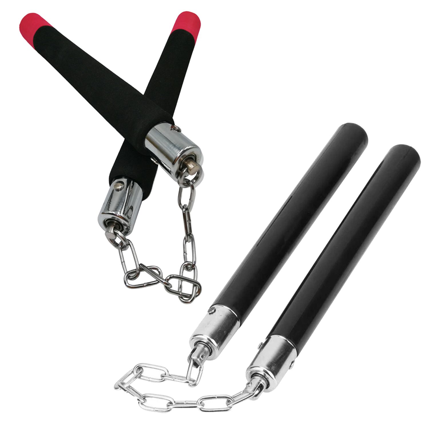 Set doua nunceaguri IdeallStore&reg;, Special Training, de antrenament, 31 cm, negru fotografia produsului