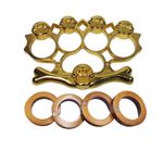 Set doua boxuri autoaparare IdeallStore&reg;, otel inoxidabil ,auriu fotografia produsului