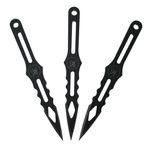 Set 9 cutite de aruncat , IdeallStore&reg; , otel inoxidabil , negru fotografia produsului View 6 S