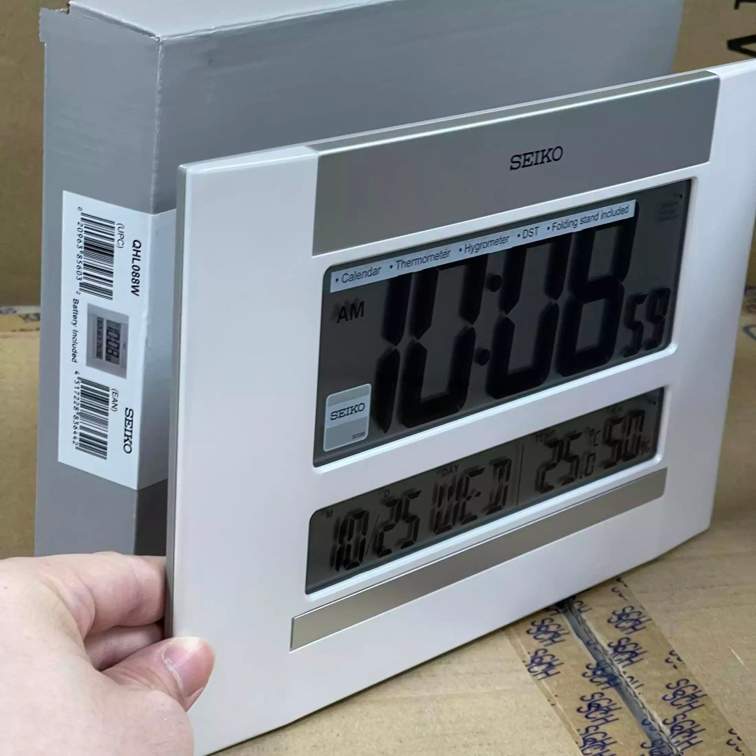 Ceas De Birou, Seiko, Alarm Clock QHL088W fotografia produsului View 5 L