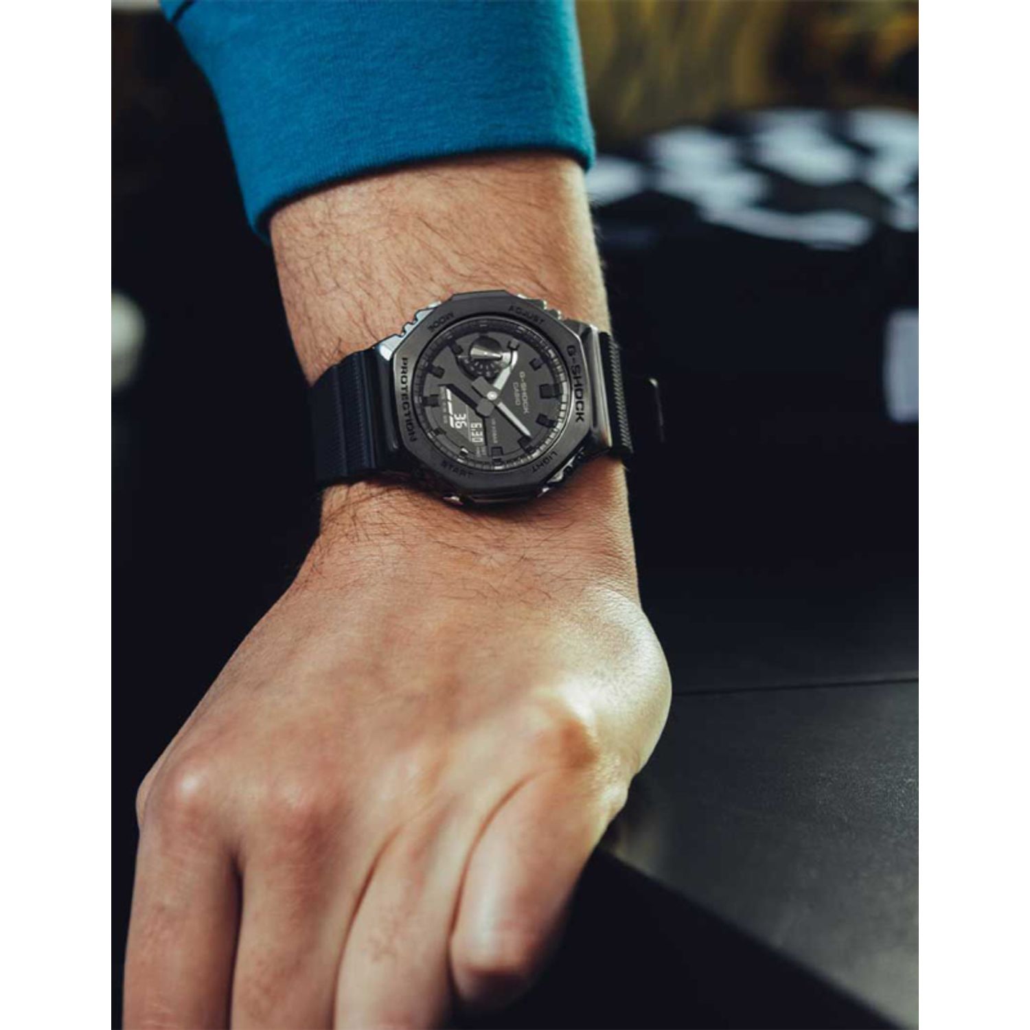 Ceas Barbati, Casio G-Shock, Classic GM GM-2100BB-1AER fotografia produsului View 2 L