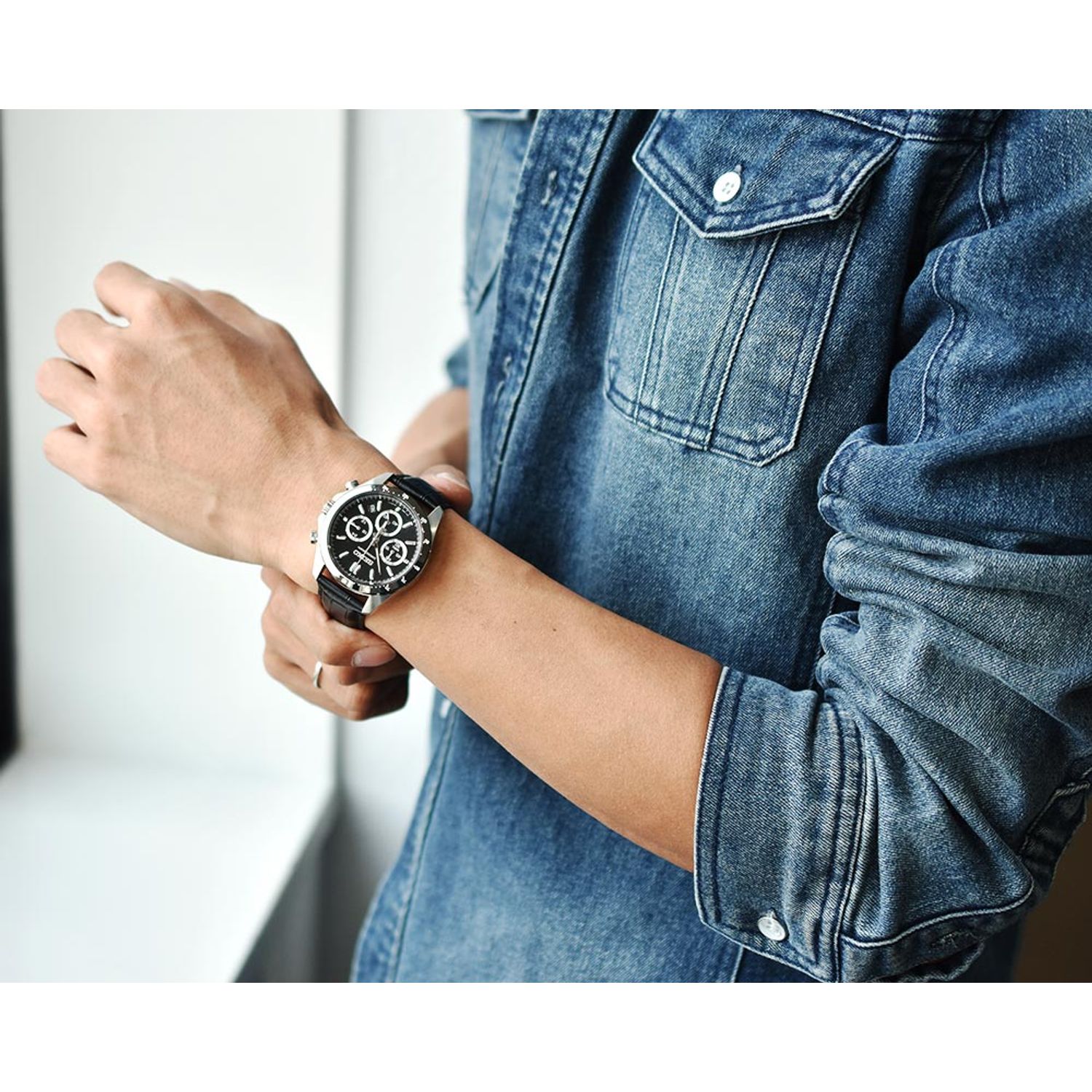 Ceas Barbati, Seiko, Spirit SBTR021 fotografia produsului View 2 L