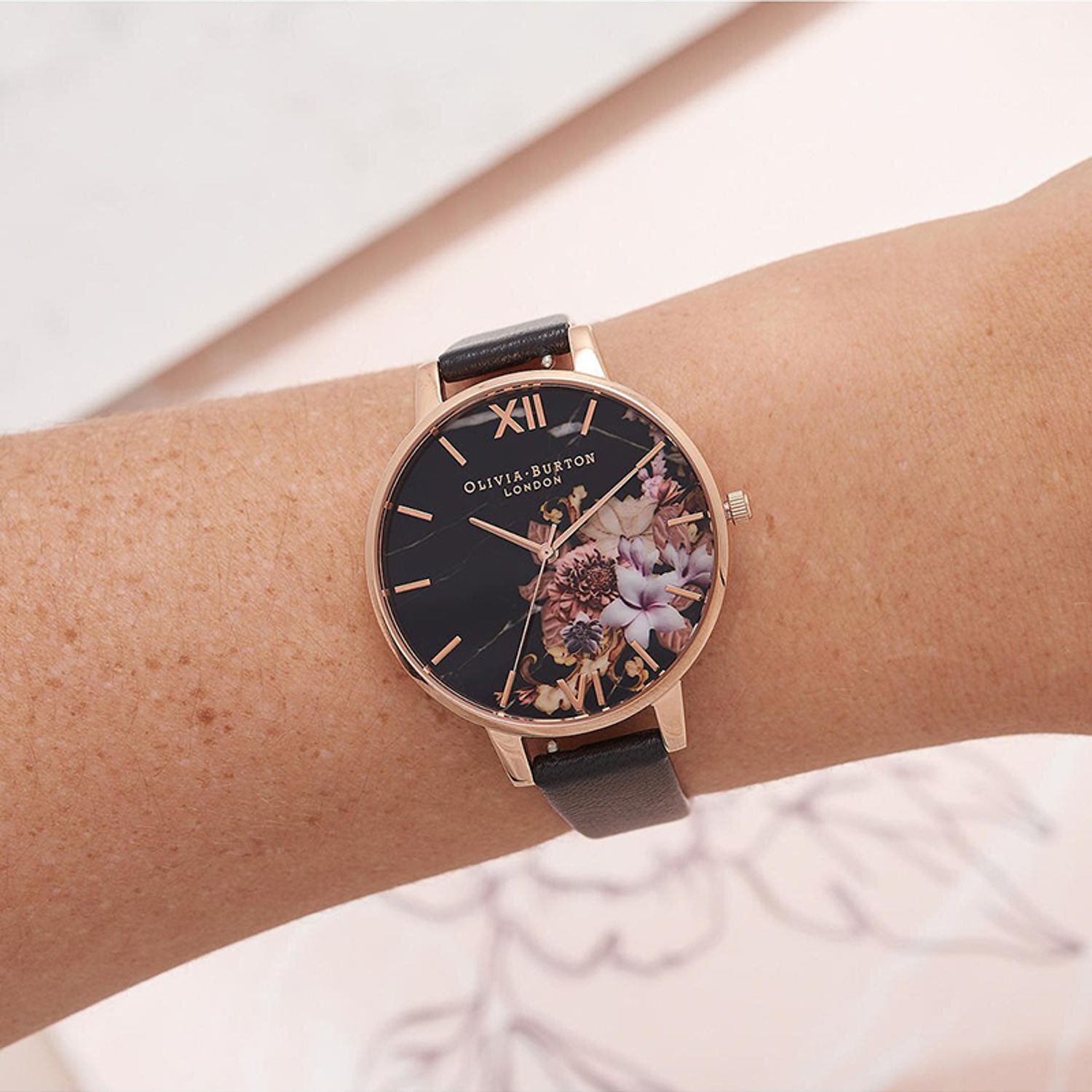 Ceas Dama, Olivia Burton, Marble Florals OB16CS01 fotografia produsului View 2 L