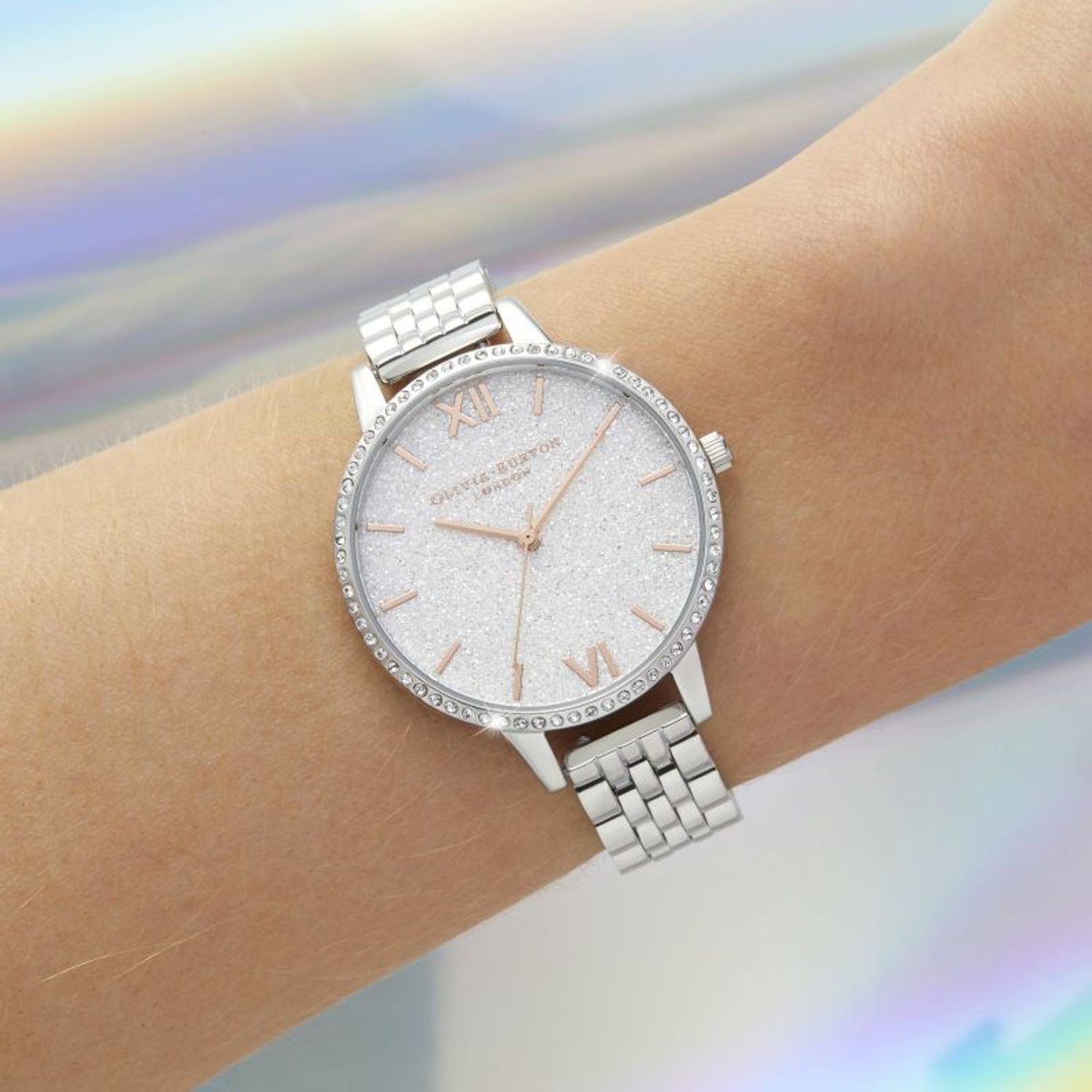 Ceas Dama, Olivia Burton, Glitter OB16GD68 fotografia produsului View 2 L